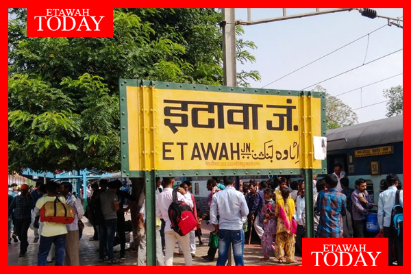 Heavy Rush at Etawah Railway Station